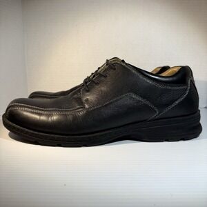 Dockers Trustee Black Moc Toe Oxford Leather Casual Dress Shoes Men's Size 13M